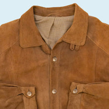 Lade das Bild in den Galerie-Viewer, Souverän Jacke &quot;suede&quot; 80er/90er, braun, L

