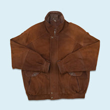 Lade das Bild in den Galerie-Viewer, Ultsch Jacke &quot;echtes Leder&quot; mit Schulterpolstern 80er/90er, braun, L/XL
