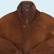 Lade das Bild in den Galerie-Viewer, Ultsch Jacke &quot;echtes Leder&quot; mit Schulterpolstern 80er/90er, braun, L/XL
