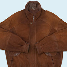 Lade das Bild in den Galerie-Viewer, Ultsch Jacke &quot;echtes Leder&quot; mit Schulterpolstern 80er/90er, braun, L/XL
