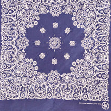 Lade das Bild in den Galerie-Viewer, Bandana &quot;paisley&quot; 80er/90er Made in the USA 100% Cotton, blau
