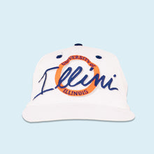 Lade das Bild in den Galerie-Viewer, The Game Mütze &quot;University of Illinois&quot; 80er/90er, weiß, Einheitsgröße
