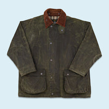 Lade das Bild in den Galerie-Viewer, MC Orvis Wachsjacke Made in England, grün, L
