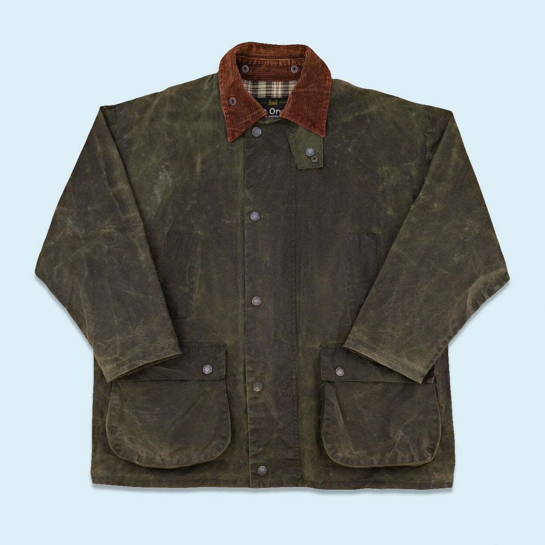 MC Orvis Wachsjacke Made in England, grün, L