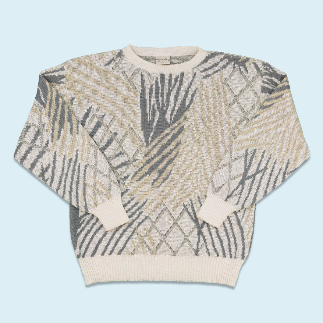 Angelo Litrico Strickpullover 90er, weiß, M