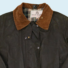 Lade das Bild in den Galerie-Viewer, Black Knight Wachsjacke 90er, grün, M
