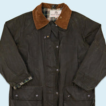 Lade das Bild in den Galerie-Viewer, Black Knight Wachsjacke 90er, grün, M
