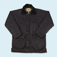 Lade das Bild in den Galerie-Viewer, Country Leisurewear Wachsjacke 90er Made in England, schwarz, L/XL
