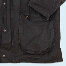 Lade das Bild in den Galerie-Viewer, Country Leisurewear Wachsjacke 90er Made in England, schwarz, L/XL
