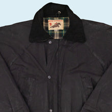 Lade das Bild in den Galerie-Viewer, Country Leisurewear Wachsjacke 90er Made in England, schwarz, L/XL
