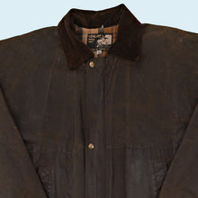 Lade das Bild in den Galerie-Viewer, Kentlin Wachsjacke 90er Made in Britan, braun, XXL
