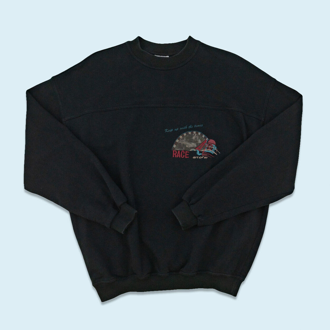 Mäser Sweatshirt 90er, schwarz, L/XL