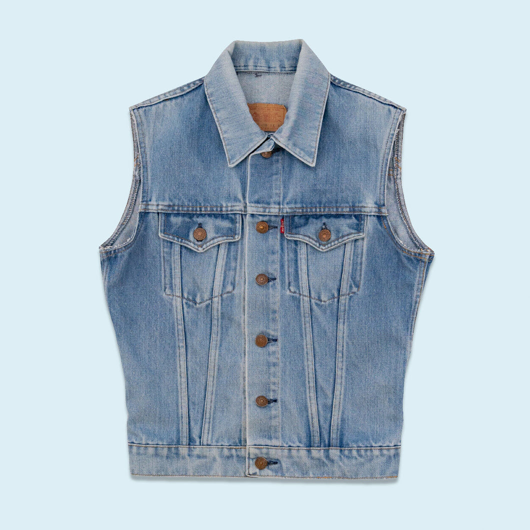 Levi's Weste 70er/80er, blau, XS/S Damen
