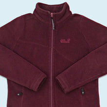 Lade das Bild in den Galerie-Viewer, Jack Wolfskin Fleecejacke &quot;Nanuk&quot;, rot/lila, M Damen

