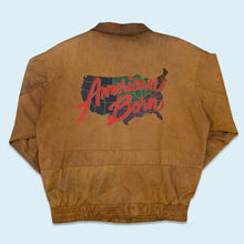 Lade das Bild in den Galerie-Viewer, Adidas Jacke &quot;echtes Leder&quot; 80er/90er Made in Korea, braun, L/XL
