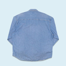 Lade das Bild in den Galerie-Viewer, Camargue Hemd 90er, blau, XL breit
