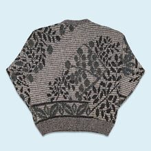 Lade das Bild in den Galerie-Viewer, Hugo Boss Strickpullover 90er Made in Italy, grau, L
