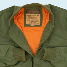 Lade das Bild in den Galerie-Viewer, Alpha Industries Jacke &quot;dünn&quot; MA-1, grün, M
