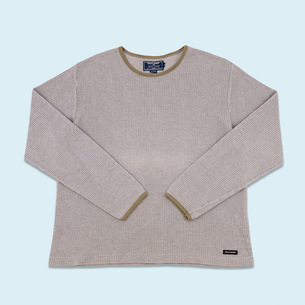 Polo Sport Sweatshirt 00er, grau, XL breit