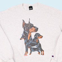 Lade das Bild in den Galerie-Viewer, Butter x Champion Sweatshirt &quot;Dogs&quot;, grau, XL breit
