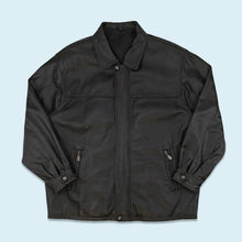 Lade das Bild in den Galerie-Viewer, Jacke &quot;echtes Leder&quot; 90er, schwarz, XL
