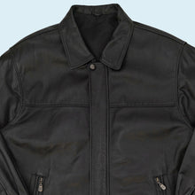 Lade das Bild in den Galerie-Viewer, Jacke &quot;echtes Leder&quot; 90er, schwarz, XL
