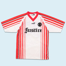 Lade das Bild in den Galerie-Viewer, Puma Trikot &quot;Justice Band&quot; 90er Made in Romania, weiß/rot, M
