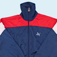 Lade das Bild in den Galerie-Viewer, Puma Trainingsjacke 90er, blau, L
