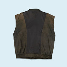 Lade das Bild in den Galerie-Viewer, Lepegro Jacke &quot;Nubuk Leder&quot; 90er, grün/schwarz, L/XL
