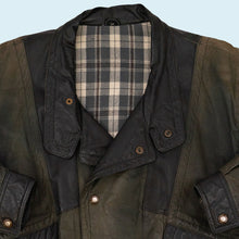 Lade das Bild in den Galerie-Viewer, Lepegro Jacke &quot;Nubuk Leder&quot; 90er, grün/schwarz, L/XL
