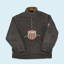 Lade das Bild in den Galerie-Viewer, Gant USA Quarter Zip Fleece &quot;rugger Fleece&quot; 90er Made in Portugal, grau, XL
