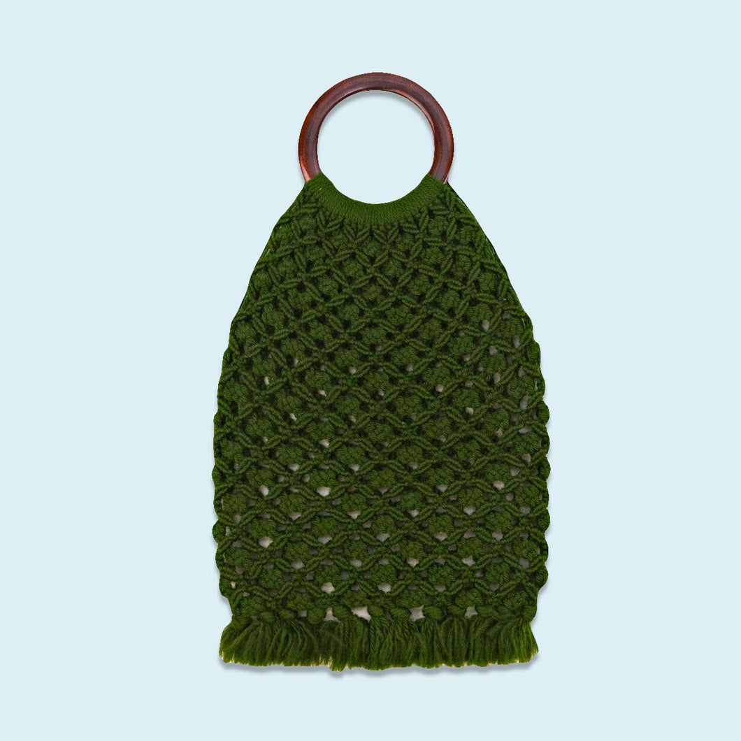 Tasche 70er/80er, grün