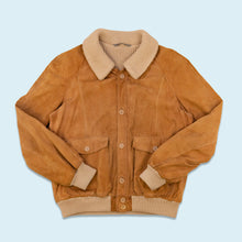 Lade das Bild in den Galerie-Viewer, Casa Veneta Jacke &quot;Wildleder&quot; Made in Italy 90er, braun, L
