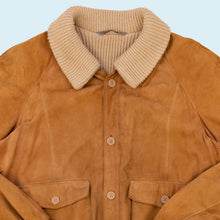 Lade das Bild in den Galerie-Viewer, Casa Veneta Jacke &quot;Wildleder&quot; Made in Italy 90er, braun, L
