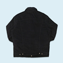 Lade das Bild in den Galerie-Viewer, Levi&#39;s Jacke &quot;cord sherpa lined&quot;, schwarz, L
