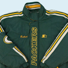 Lade das Bild in den Galerie-Viewer, Starter Jacke &quot;Green Bay Packers/ Robert&quot; 90er, grün, L
