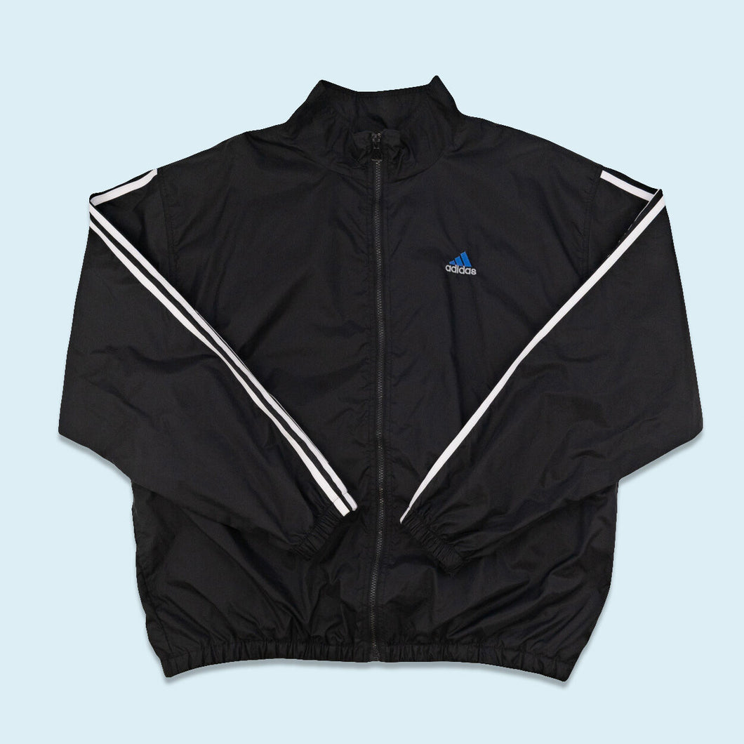 Adidas Trainingsjacke 90er, schwarz, XL