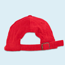 Lade das Bild in den Galerie-Viewer, Medico Mütze &quot;active clothing&quot; cord 90er/00er, rot, Einheitsgröße
