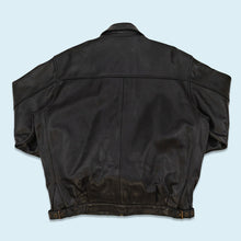 Lade das Bild in den Galerie-Viewer, Louis Jacke &quot;100% Leder&quot; 90er, schwarz, L
