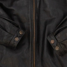 Lade das Bild in den Galerie-Viewer, Louis Jacke &quot;100% Leder&quot; 90er, schwarz, L
