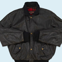 Lade das Bild in den Galerie-Viewer, Chevignon Jacke &quot;Aviator Jacket 100% Leder&quot; 80er/90er, schwarz, M
