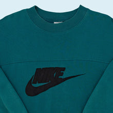 Lade das Bild in den Galerie-Viewer, Nike Sweatshirt 90er, blau, L/XL breit
