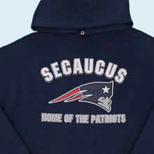 Lade das Bild in den Galerie-Viewer, Jerzees Hoodie &quot;New England Patriots&quot; 00er Made in Mexico, blau, XL

