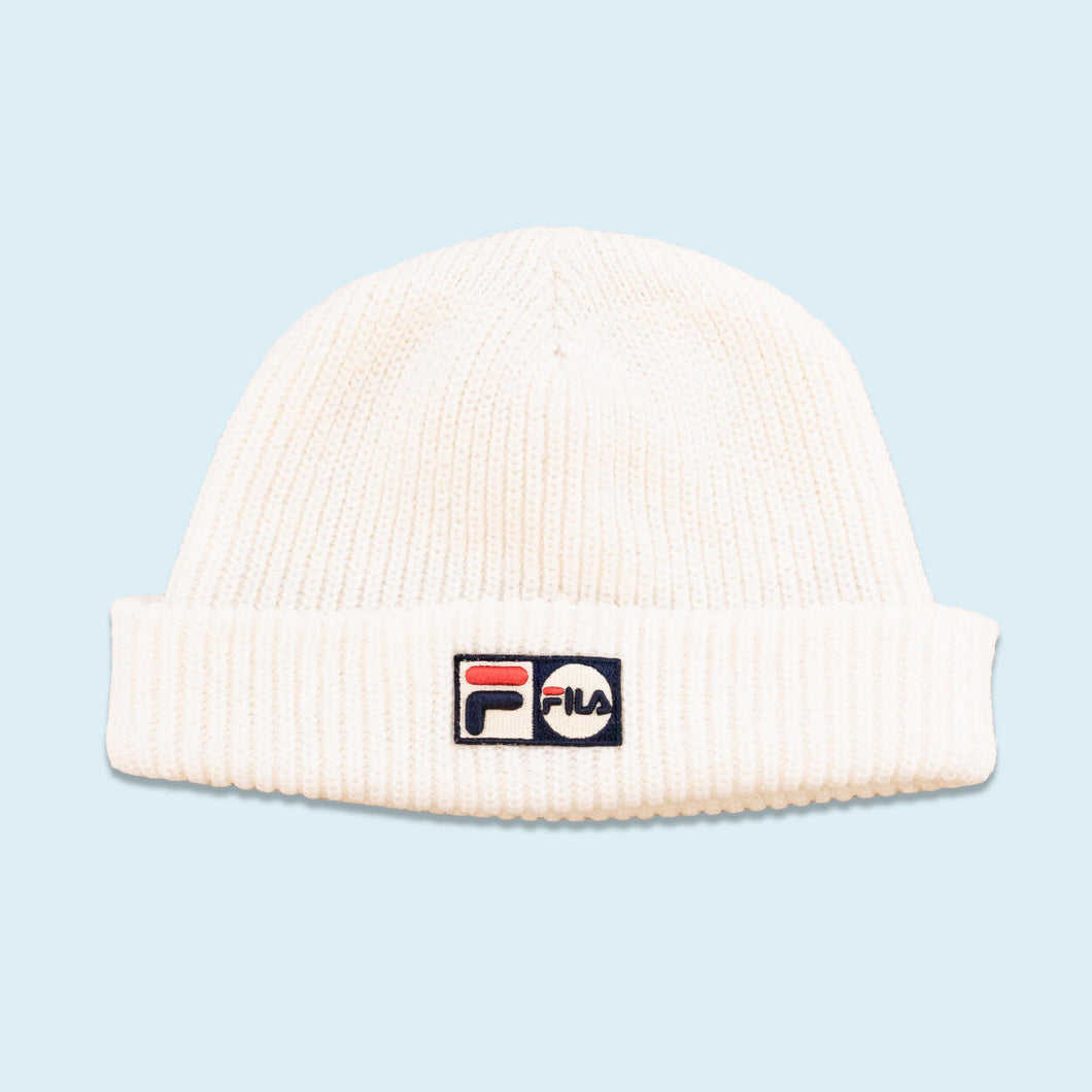 Fila Mütze 90er/00er, weiß, Einheitsgröße