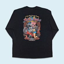 Lade das Bild in den Galerie-Viewer, Longsleeve &quot;Dirty Dicks Crab House Outer Banks&quot; 00er, schwarz, XL
