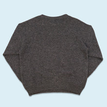 Lade das Bild in den Galerie-Viewer, Strickpullover 90er Made in Italy, grau, M/L

