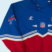 Lade das Bild in den Galerie-Viewer, Logo Athletic Jacke "NFL Buffalo Bills" 90er, blau/rot, XL/XXL
