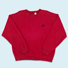 Lade das Bild in den Galerie-Viewer, Nike Sweatshirt 90er Made in Turkey, rot, L/XL
