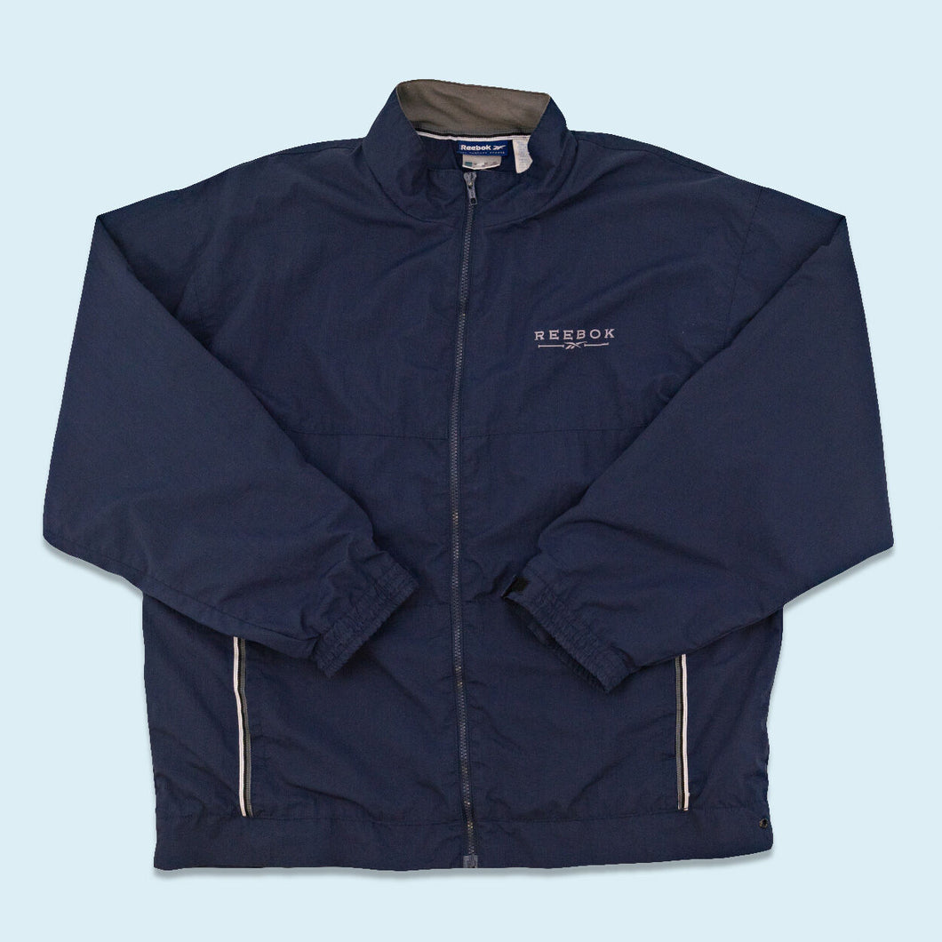 Reebok Trainingsjacke 00er, blau, L