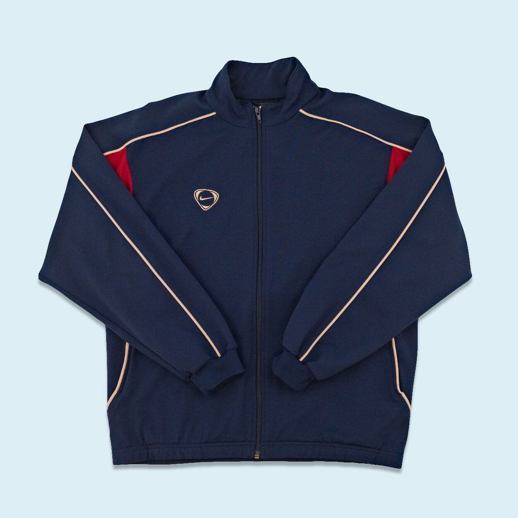 Nike Team Trainingsjacke 90er, blau/rot, S/M